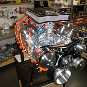 Custom Chevy crate engine